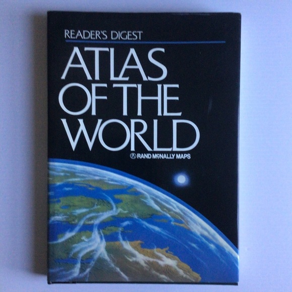 Atlas of the World by Rand McNally Maps Hardcover Book - Picture 1 of 11